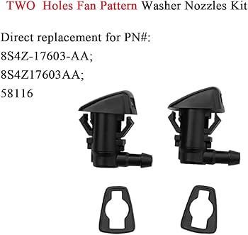 Amazon.com: 8S4Z-17603-AA Premium Wiper Nozzles Fit for 2008 2009