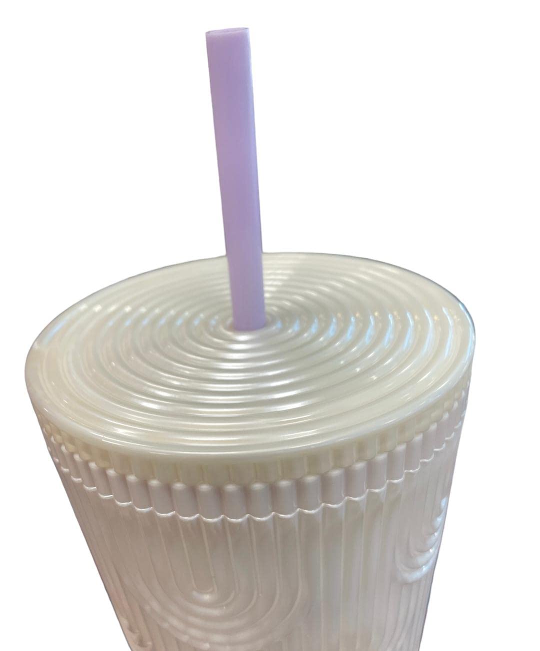 Starbucks white cold cup tumbler 2023 siren mermaid logo front