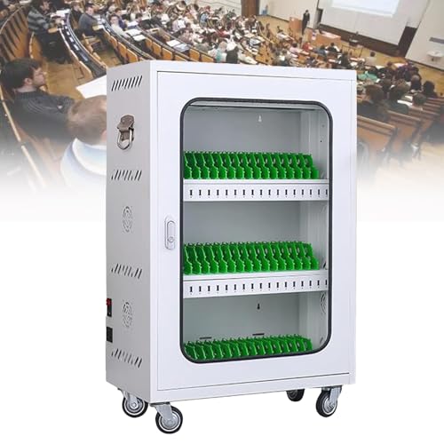 Rechargeable Cell Phone Charging Station, 12-60 Slots Mobile Storage Locker with Multi-Port Charger, Divisible Design, Compatible with All Phone Models, Ideal for Offices & Events