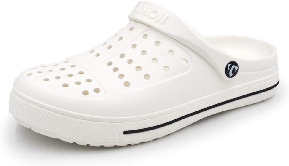 AMOJI Unisex Garden Clogs Outdoor Slippers AM1820