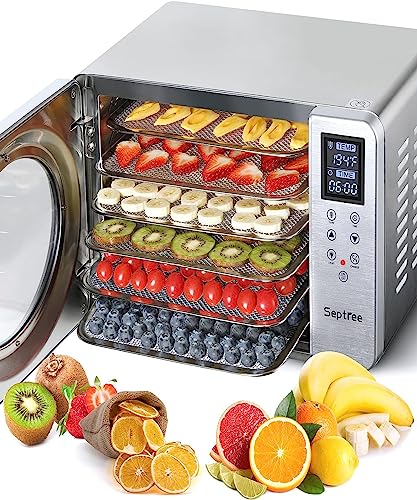 𝐒𝐞𝐩𝐭𝐫𝐞𝐞 Food Dehydrator for Jerky, Fruit, Meat, Veggies, Dog Treats,