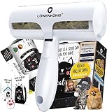 LÖWENKÖNIG® Rolli 2.0 Tierhaarentferner, Tierhaar Fusselrolle zum Hunde & Katzenhaare entfernen, Katzenhaarentferner Selbstreinigend wiederverwendbar für Sofa, Kratzbaum, Teppich, Auto, Katzen-Zubehör