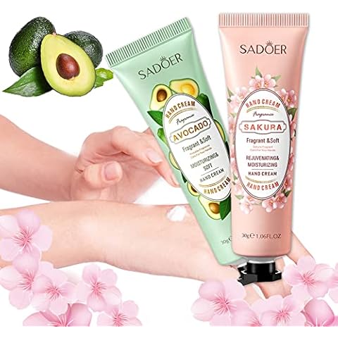 Set de Crema de Manos 2 Pcs, Crema Hidratante con Fragancias Cover