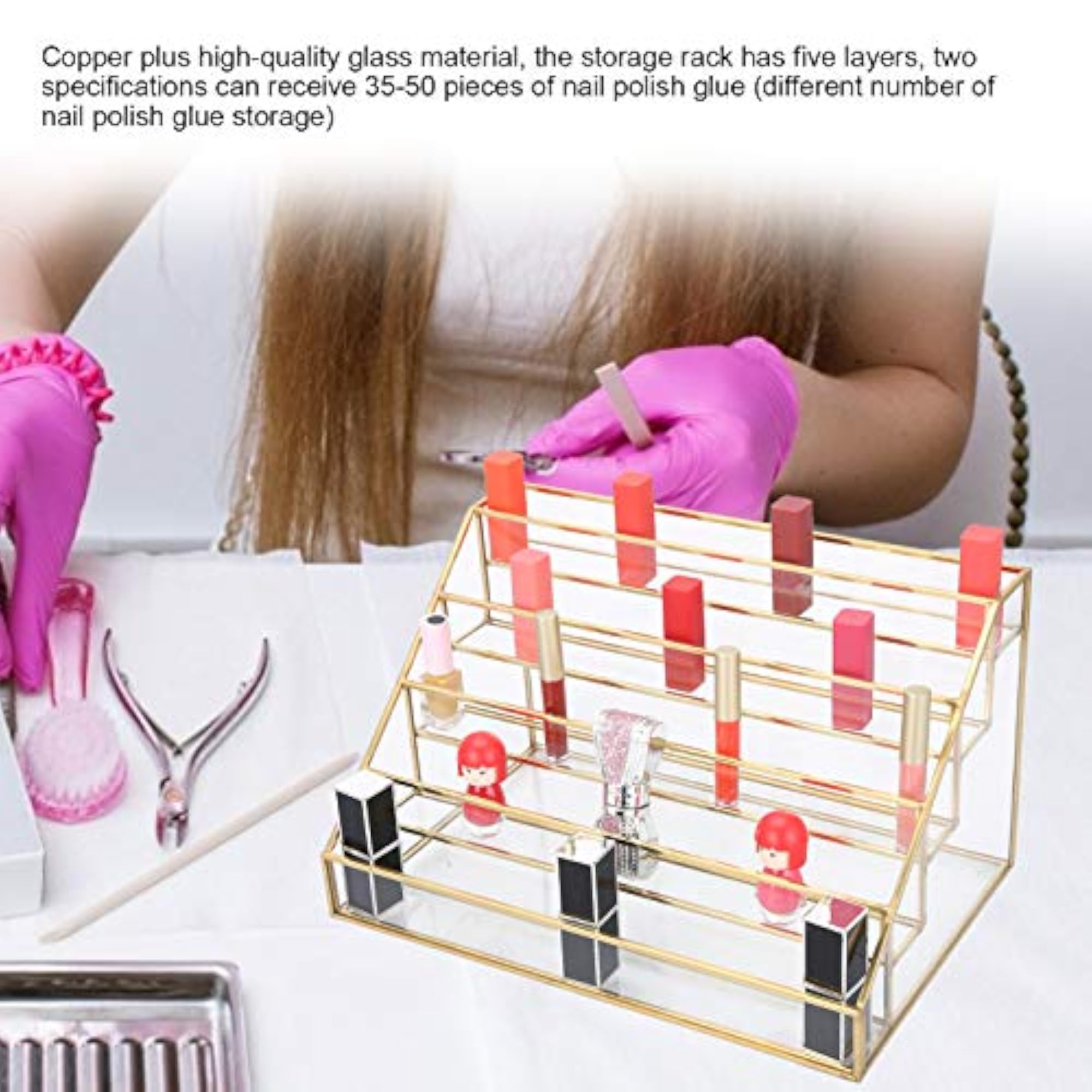 Nail Polish Rack, Large Capacity Display Rack