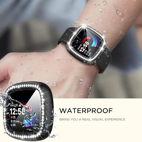 Image of Suoman 4-Pack for Fitbit Sense 2 /Versa 4 Screen Protector Case