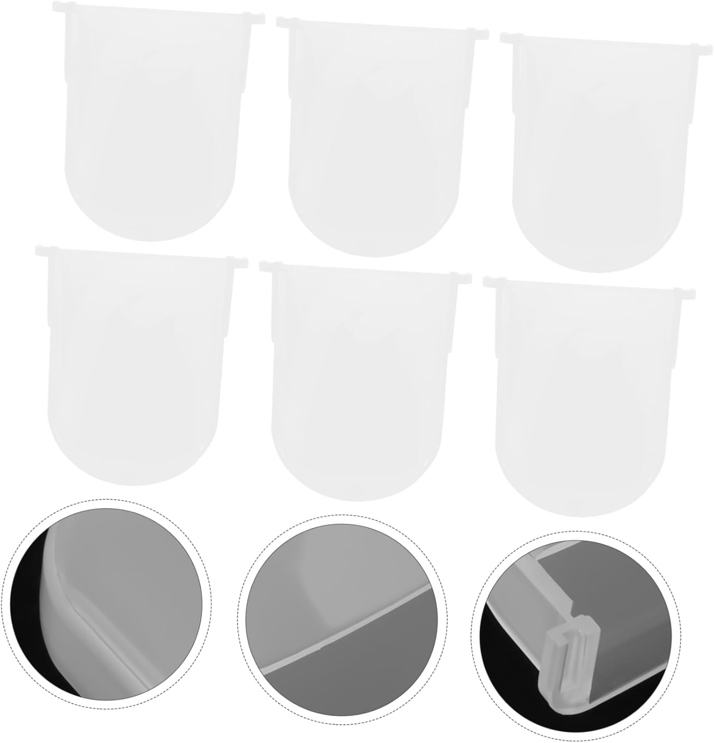 Mipcase 18pcs Condensation Collector Cups for Rice Cooker Water Collector Boxes Easy to Clean Install Replacement for Rice Cooker Steamer Accessories