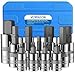VORXEON 13Pcs Metric Allen Hex Bit Socket Set 2MM-14MM, 50BV30 CR-V ...