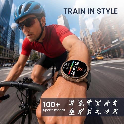 Image of Fastrack Revoltt FR3 Pro Smartwatch with 1.43 inch AMOLED Display,Dynamic 60Hz Refresh,Nitrofast Charging, HRM, SpO2, Sleep,Multiple Menu Style,Functional Crown,IP68, BT Calling,24 /7 Health Suite - Black