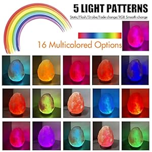   MINGRI-Himalayan-Salt-Lamp-Night-Light-Rock-16-Colors-Changing-UpdatedUSB-Remote-Control-Natural-Rock-Lamp-Dimmable-Crystal-Pink-Salt-Table-Lamps-for-OfficeHome-DecoYogaHoliday-Gift