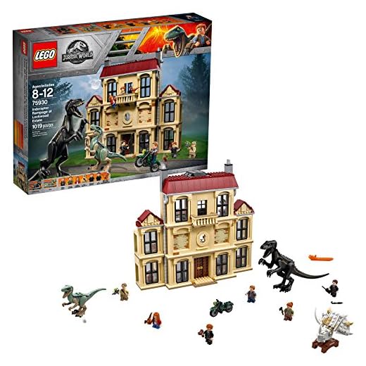 LEGO Jurassic World Indoraptor Rampage at Lockwood Estate 75930 Popular Building Kit, Best Fallen Kingdom Indoraptor Dinosaur Toy (1019 Pieces) (Discontinued by Manufacturer)