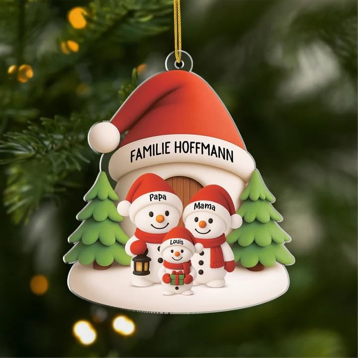 Geschenke Mall Personalisiertes Ornamente - Die Familie -...