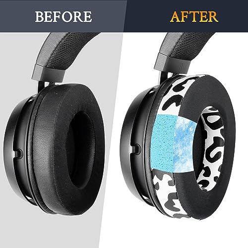 SOULWIT Cooling-Gel Ear Pads Cushions Replacement, for Razer Kraken 2019/Tournament Edition/Ultimate/Kitty - Image 4