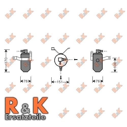 Prasco Cnd184 Essiccatore Climatizzatore Essiccatore Climatizzatore Essiccatore Aria Condizionata Filtro Disidratatore Aria Condizionata