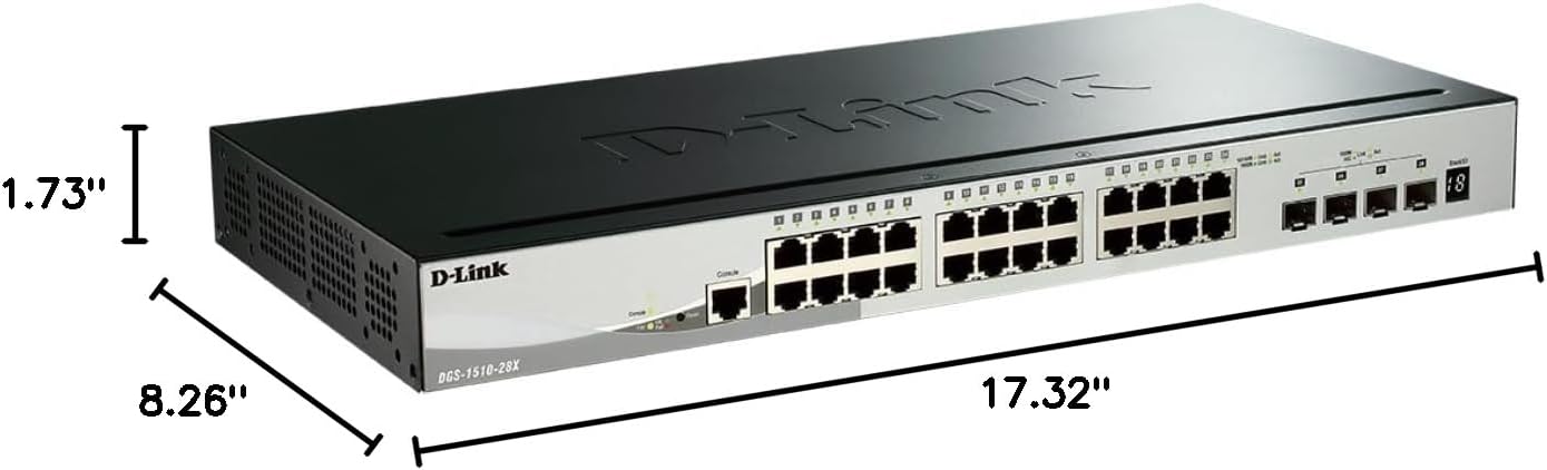 D-Link DGS-1510-28X Smart Managed Switch dimensions