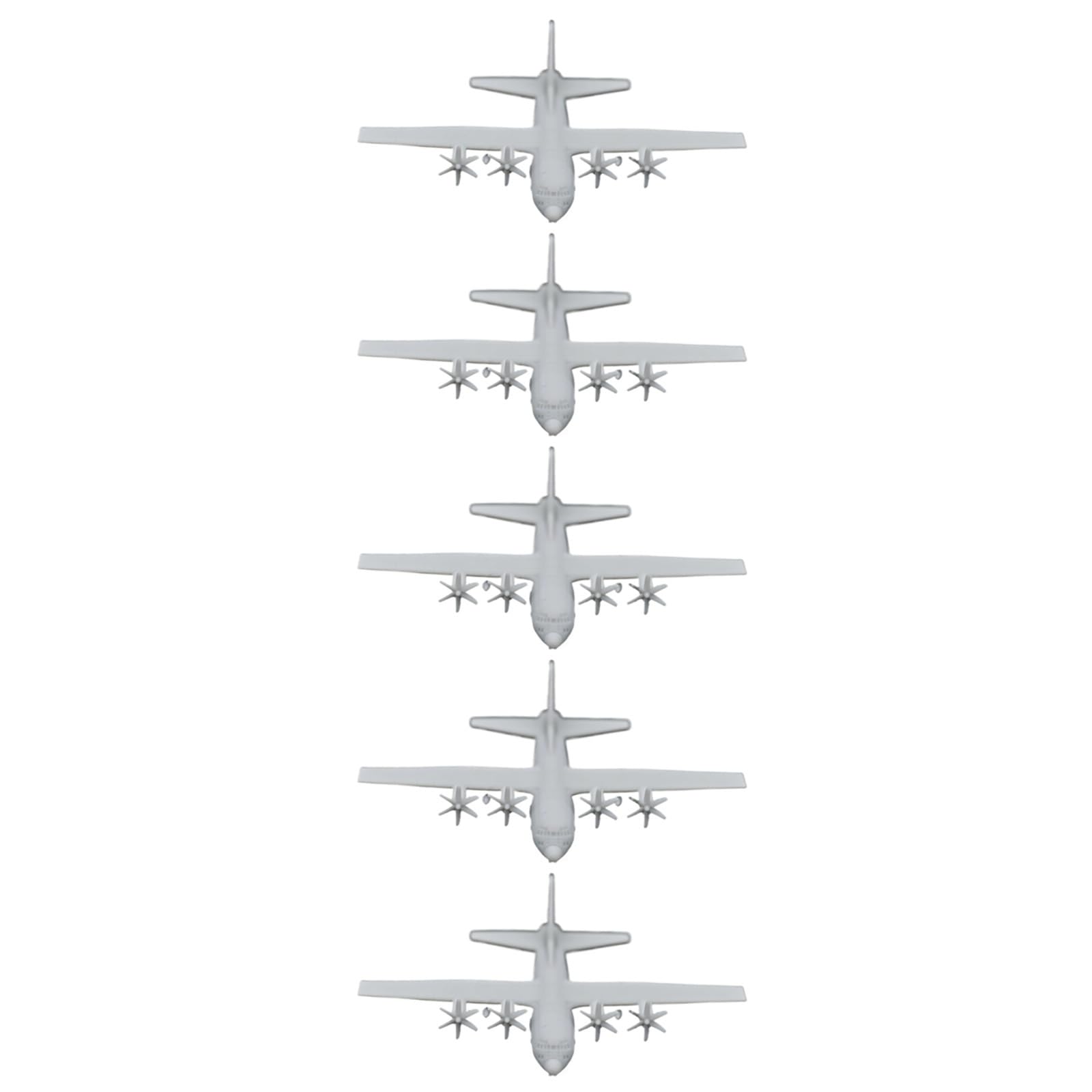 5PCS U.S. C-130 Transport Resin Model 1/2000-1/350 Scale