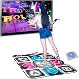 Dance Mat, Dance Dance Revolution Dance Pad with CD Driver, PC USB Dancing Mat, Dancing Step Dance Mat Pad Blanket Compatible for Laptop Computer Video Game