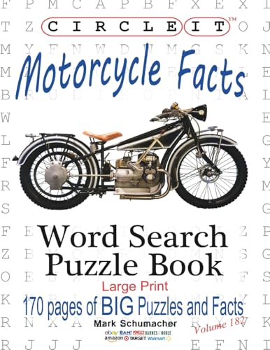 Circle It, Motorcycle Facts, Word Search, Puzzle Book