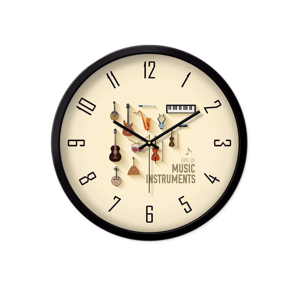 Horloge murale chambre enfants silencieuse et décorative