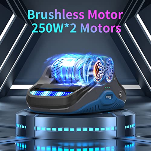 Tomoloo S1 Hoverboard Hovershoes,2 In 1 Electric Roller Skates With Rhythm Led Light,Ul Safety Certificated |Self Balancing Scooter Hoverboards For Kids And Adults (Gray) #TOP2