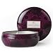 Voluspa Decorative 3 Wick Tin/Santiago Huckleberry, 12oz Tin