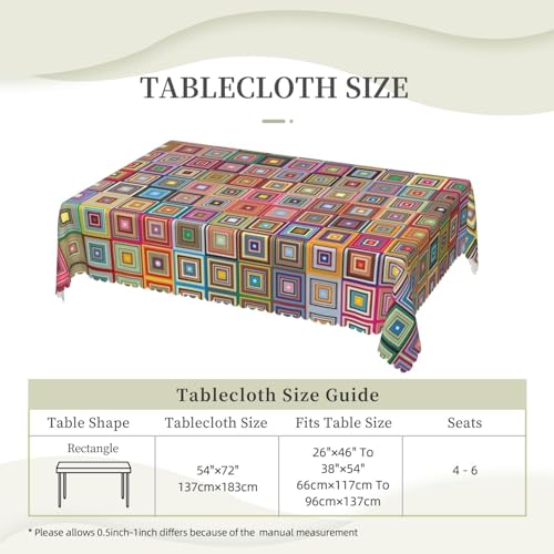 Nappe rectangulaire imperméable et infroissable réutilisable