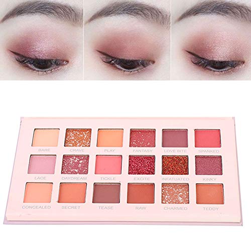 Paleta Socialite W7, 18 Colores Sombra de Ojos Mate, Sombra de Ojos En Polvo Cosmético, Herramienta de Maquillaje de Belleza