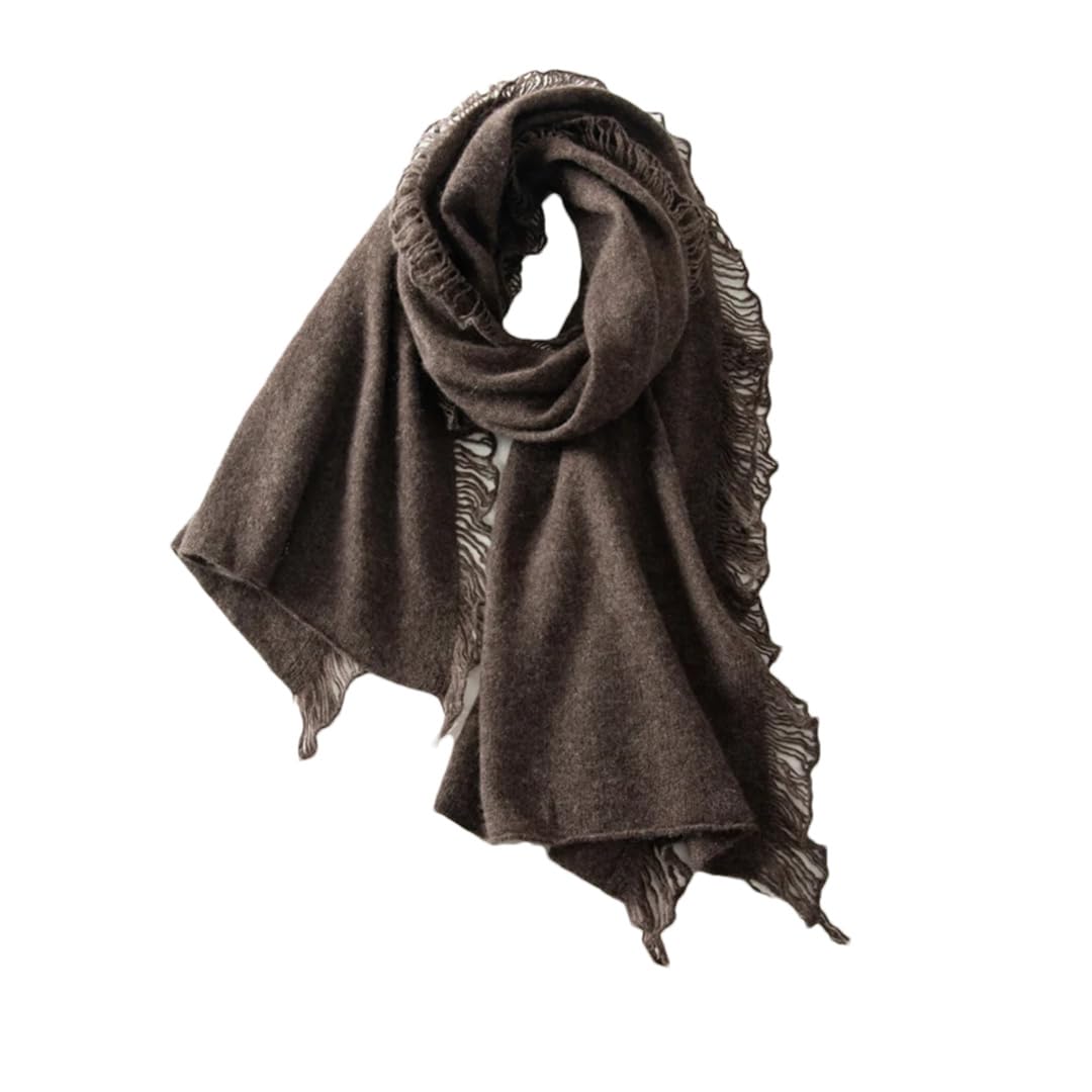 Bufanda de punto suave para mujer, otoño e invierno