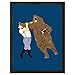 Stiff Arm Bear Art Print Poster