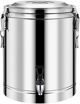 Stainless Steel Milk Airtight with Strong Sealing Lid, Peanut Oil, Fermentation Barrel, Large-Capacity Food Storage, Refrigeration Heat Preservation,33L