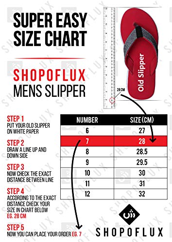 Image of SHOPOFLUX Ortho First Slider Slippers for Men | Orthopaedic Doctor Chappal Flip-Flop Footwear and House Slippers for Gent's and Boy's