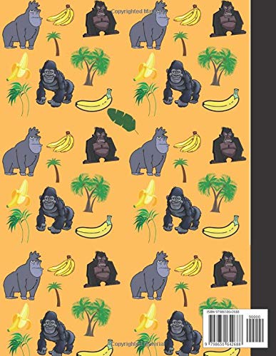 Composition Notebook: Cute Gorilla and Banana Notebook College Ruled (Gorillas Lover Gift) - Image 2