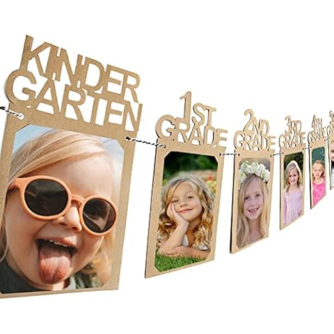 Graduation Party Decorations 2023 Graduation Photo Banner for Class of 2023 Decorations K-12 Graduation Photo Display for High School 5th 8th Grade Graduation Party Supplies Kraft SG063GY Cover