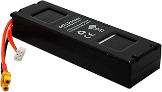HHZ Upgrade 7.4V 3600mAh 25C 26.64Wh Lipo Battery for MJX Bugs 3 Force1 F100 Contixo F17 RC Drone