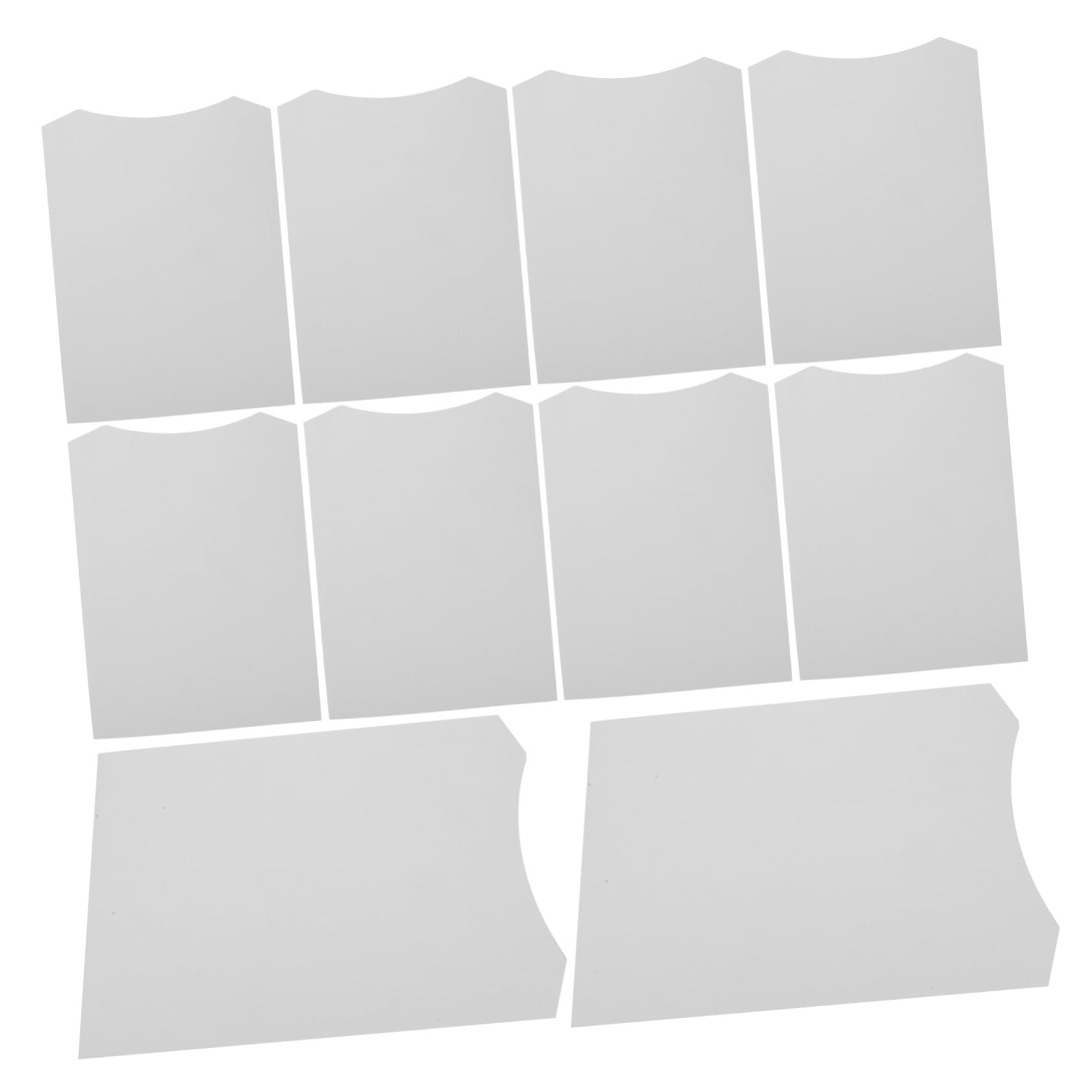 CIYODO 10pcs Cardboard Shirt Liners T-Shirt Folder Cardboard Folding Board Folder Flipfold Adult