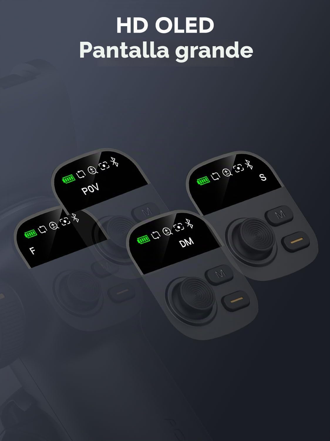 AOCHUAN 3 Ejes Cardán Estabilizador para Smartphone, Seguimiento SIN Aplicaciones, Varilla de Extensión, Estabilizador de Seguimiento de Caras y Objetos para iPhone, Grabación Vídeo - Smart X2AI Negro
