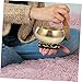 FRCOLOR Handcrafted Singing Bowl Cushion 10cm Decorative Sound Bowl Pad for Meditation and Buddhist Practices Temple Accessory