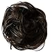 PRETTYSHOP Scrunchie Bun Up Do Hair piece Hair Ribbon Ponytail Extensions Wavy Curly or Messy Various Colors(brown 8)