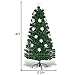 Goplus 4ft Fiber Optic Artificial Christmas Tree, Pre-Lit Xmas Tree with Colorful Snowflake LED Lights, 125 Branch Tips, Foldable Metal Base, for Holiday, Office, Home Decor
