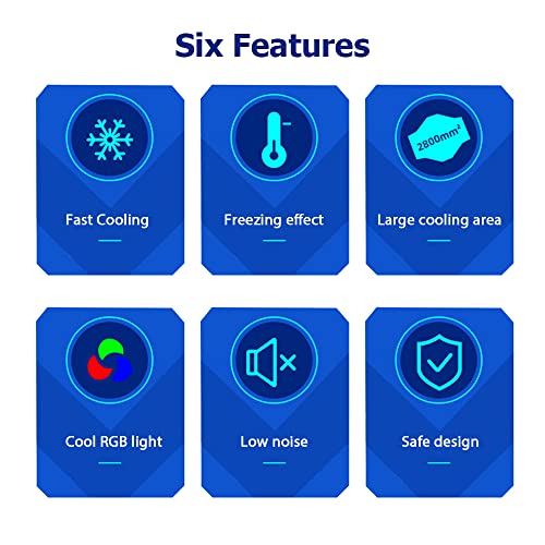 cooler para celular,ERYUE S1-3030 Semicondutor Resfriador de Celular RGB Radiador de Celular Mini Sm