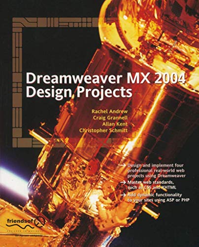 Preisvergleich Produktbild Dreamweaver Mx 2004 Design Projects