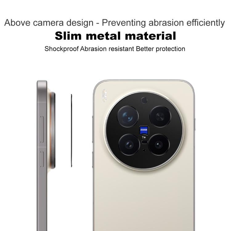 Image of 4youquality Back Camera Lens Protector Compatible with Vivo X300 Pro 5G (1 Pack) | 9H Tempered Glass Camera Guard | Military-Grade Anti Scratch Protection | Ultra Clear HD Lens Film | Bubble-Free Easy Installation | Case Friendly