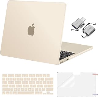 MOSISO Compatible with MacBook Air 13 inch Case M5 2026 M4 M3 M2 2025-2022