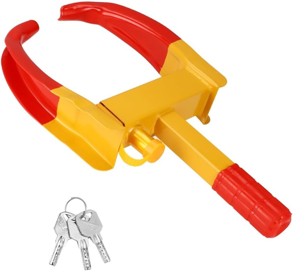 Homaisson Wheel Lock, Universal Vehicle Wheel Clamp Lock