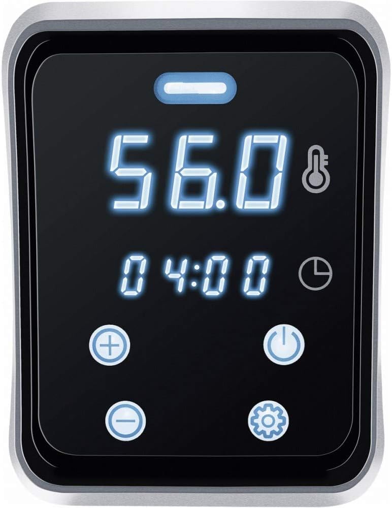 Steba Sous-Vide Garer SV 75, impermeabile secondo IPX 7, Erw?rmt 20 litri in circa 45 minuti su 56 °C, deviazione max. 0,1 °C, temperatura dell'acqua 12,0 l/min, utilizzabile per tutti i piatti a