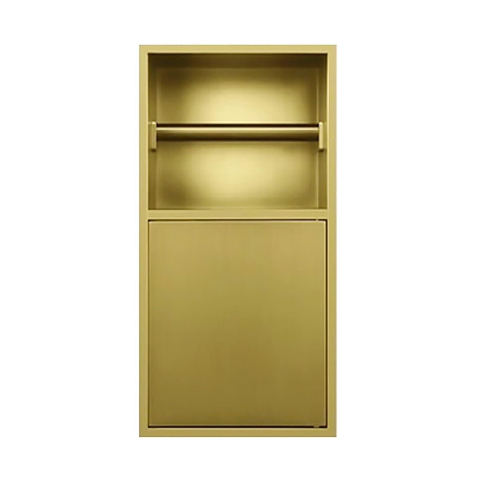 Étagères encastrées de douche 20x38cm pour un rangement mural étanche