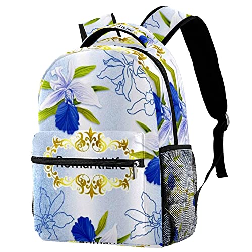 Sac à dos décontracté pour femme à grande capacité violet dégradé