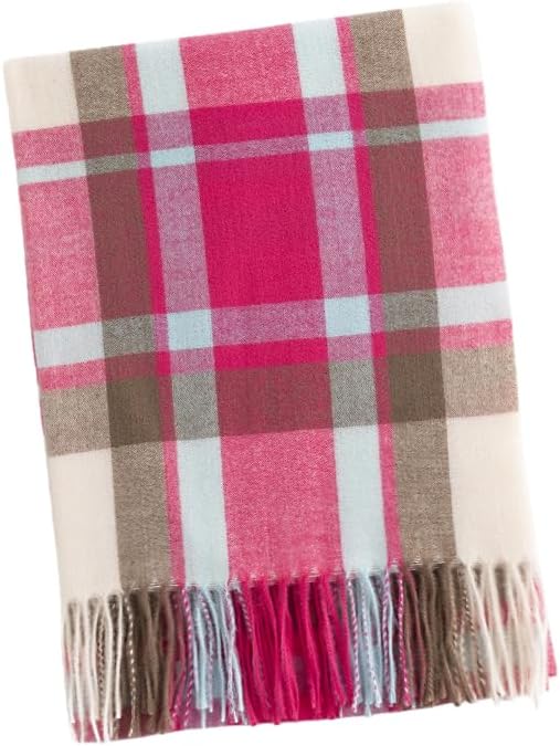 Thick Scarf 1 Piece Knitted Autumn And Winter Printed Warm Scarf For Men And Women