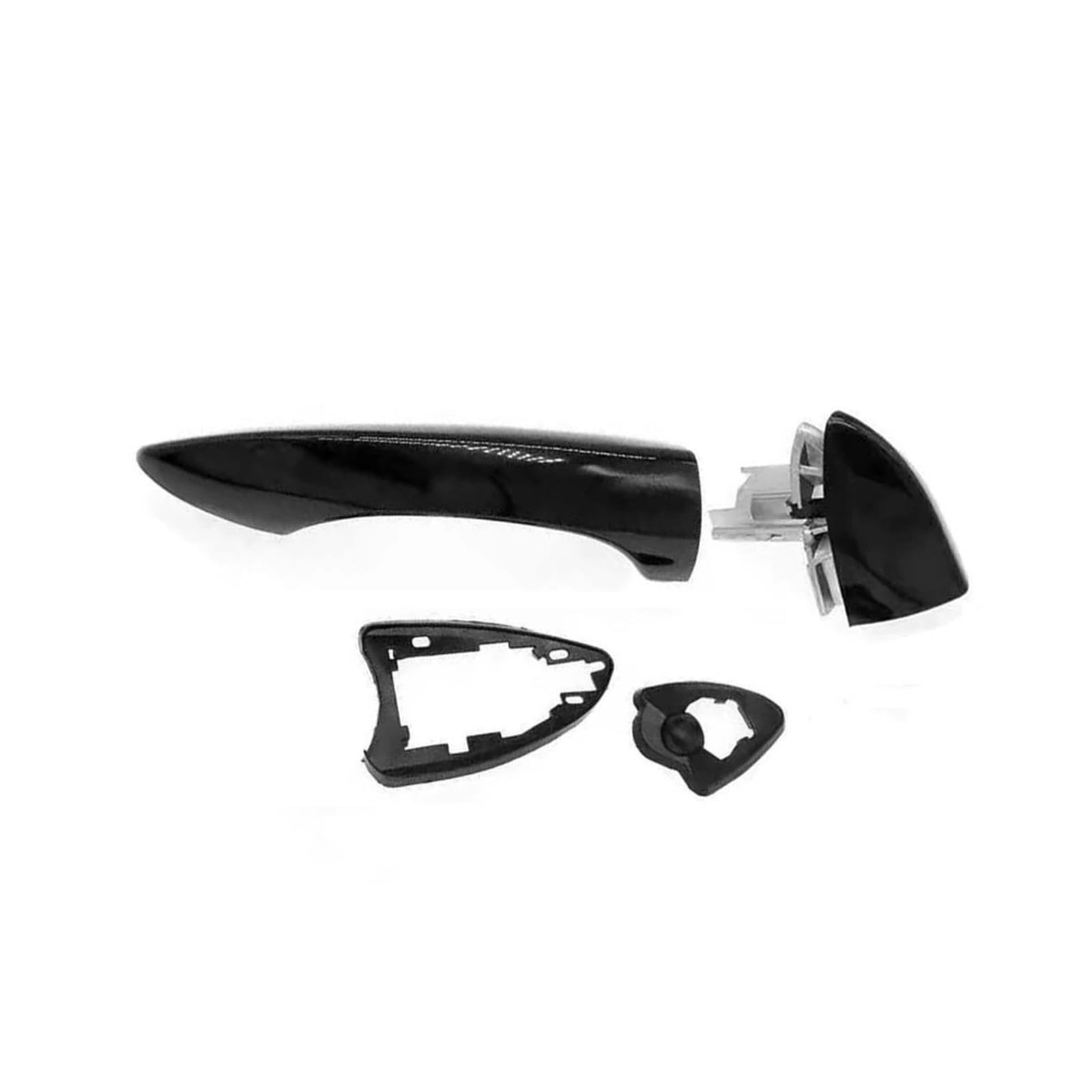 Fixcor Rhd Rear Right Car Front Left Right/Rear Left Right Outside Door Handle For X5 E53 2000-2006 51218243617 51218243618(Rhd Rear Right)