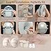 6pcs Duckbill Valves and 4pcs Silicone Diaphragms Compatible with eufy S1 Pro/S1/E10/E20 Breast Pump, Replace for Lansinoh Discreet Duo/NCVI/NICEGREEN/Nuliie/Zooawa S32 Breast Pump Parts