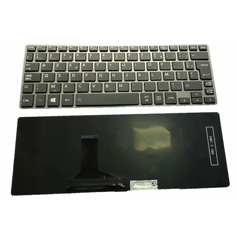 Clavier Toshiba Z30 Z40 R30 AZERTY touches de rechange pour ordinateur portable orange